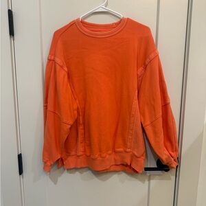 Aerie Oversized Bold Orange Top